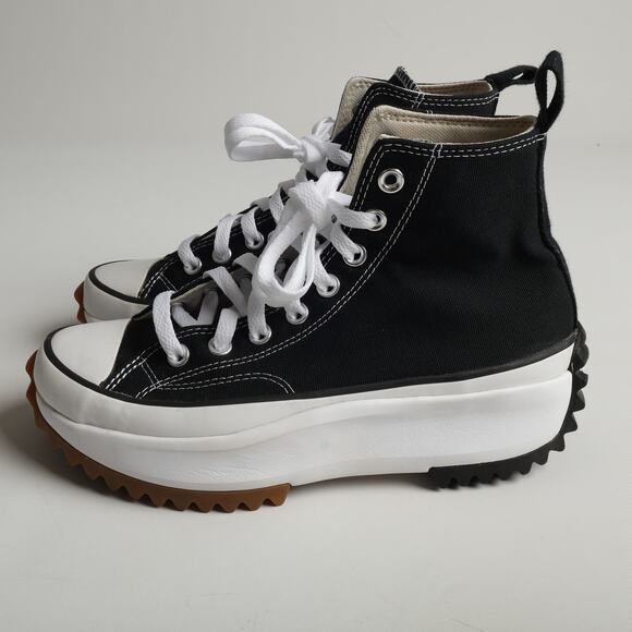 Converse Chuck Taylor Mens 6.5 Womens 8 Run Star Hike Platform Canvas Shoes - Picture 3 of 14